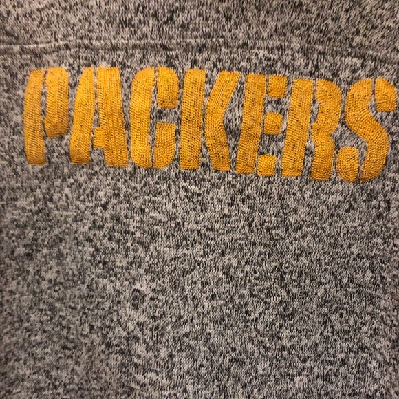 PACKERS NFL team apparel zip up hoody jacket sweatshirt size L GREEN BAY - Picture 5 of 10